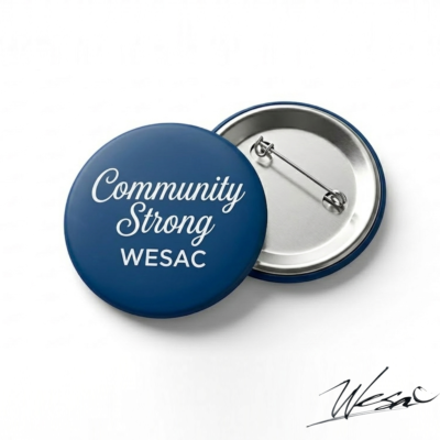 Community Strong Empower Focus Pin