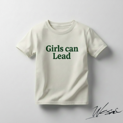 Girls Can Lead – Kids Empowerment T-Shirt