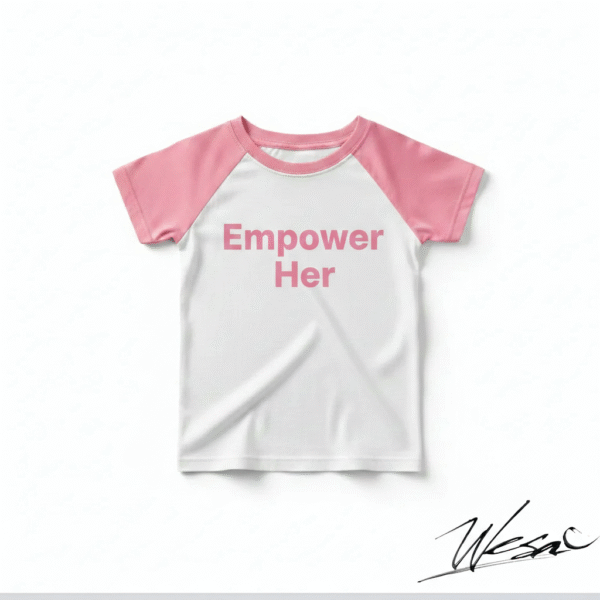 Empower Her – Kids Empowerment T-Shirt (Pink)