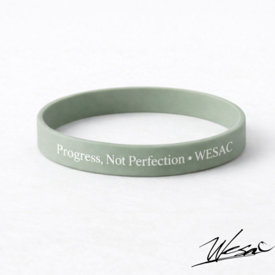 Progress, Not Perfection - Wristband